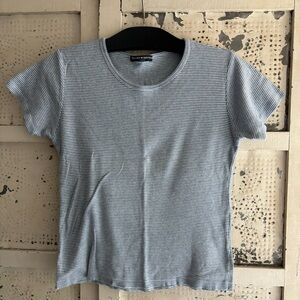 Brandy Striped Blue Baby tee